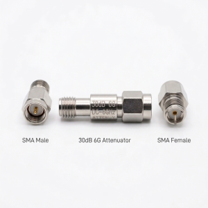 RF Attenuator Sinyal Düşürücü 30dB 6G Sma M - Sma F